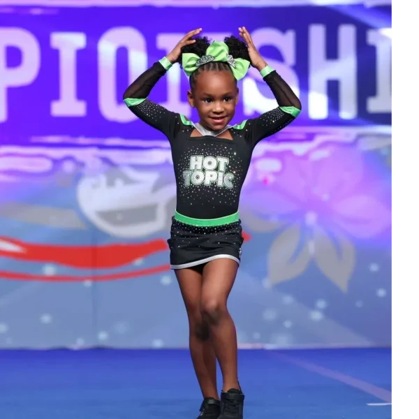 Sports Hot Topic All Stars Competitive Cheer Program – Season 20 for kids in 5703 General Washington Drive, Alexandria, Virginia 22312, United States.